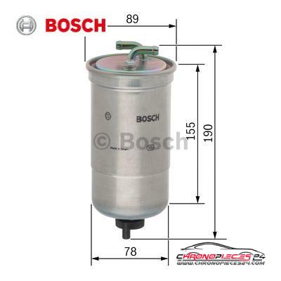 Achat de BOSCH 0 450 906 442 Filtre à carburant pas chères