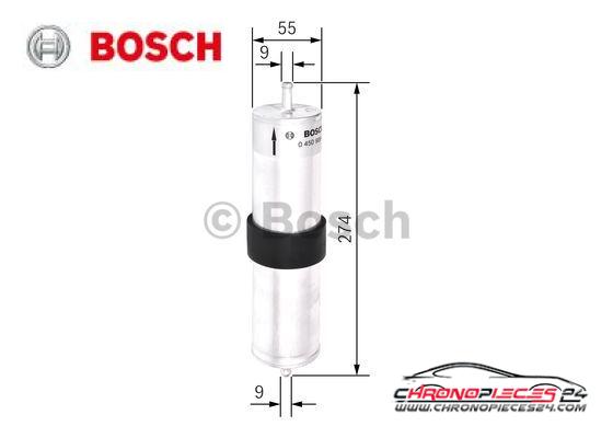 Achat de BOSCH 0 450 906 462 Filtre à carburant pas chères