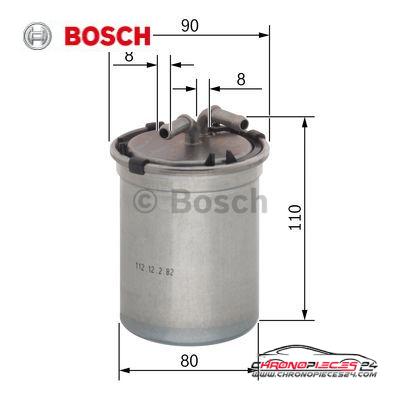 Achat de BOSCH 0 450 906 500 Filtre à carburant pas chères