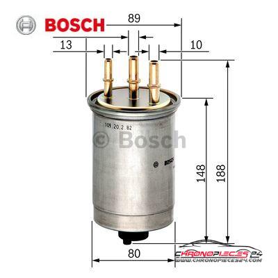 Achat de BOSCH 0 450 906 508 Filtre à carburant pas chères