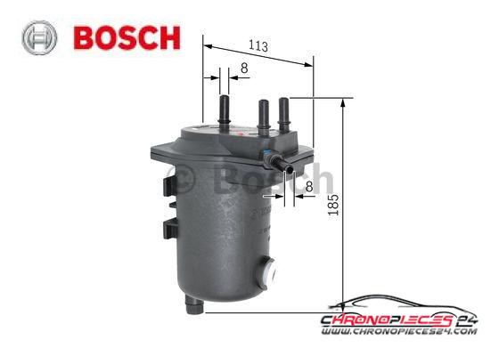 Achat de BOSCH 0 450 907 014 Filtre à carburant pas chères