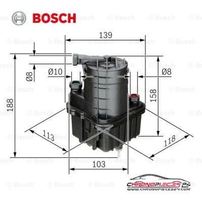 Achat de BOSCH 0 450 907 015 Filtre à carburant pas chères