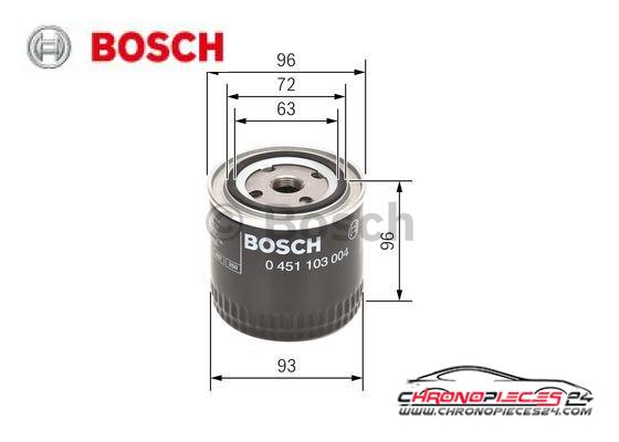 Achat de BOSCH 0 451 103 004 Filtre à huile pas chères