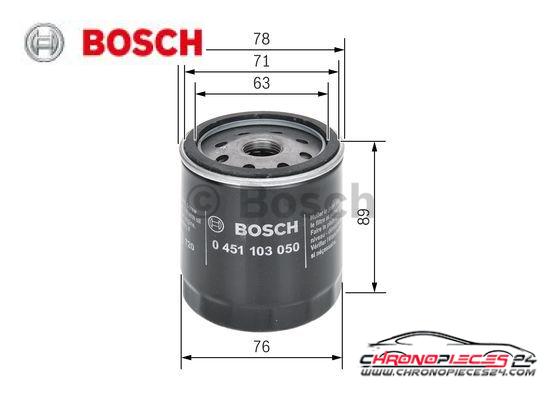 Achat de BOSCH 0 451 103 050 Filtre à huile pas chères