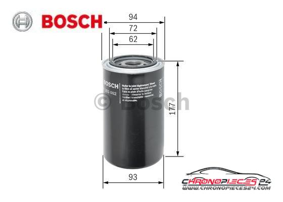 Achat de BOSCH 0 451 203 002 Filtre à huile pas chères