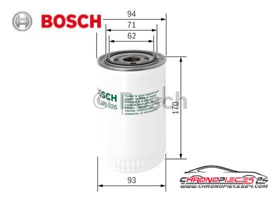 Achat de BOSCH 0 451 203 226 Filtre à huile pas chères