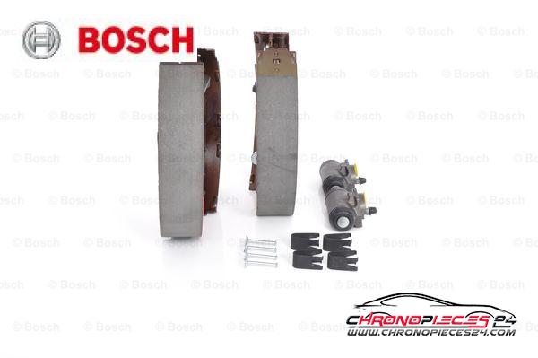 Achat de BOSCH 0 204 114 611 Jeu de mâchoires de frein KIT SUPERPRO pas chères