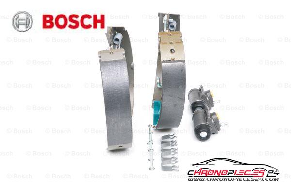 Achat de BOSCH 0 204 114 627 Jeu de mâchoires de frein KIT SUPERPRO pas chères