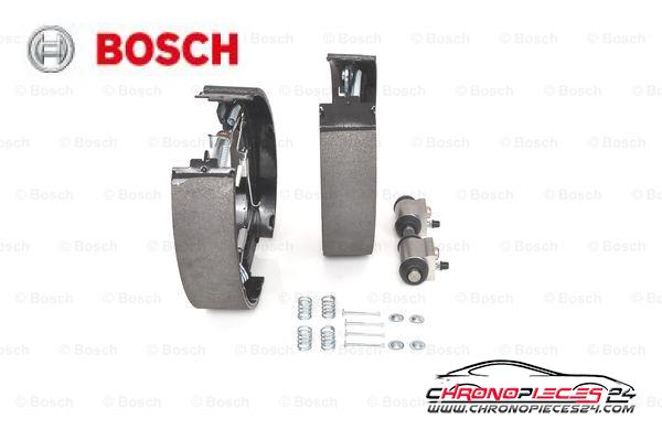 Achat de BOSCH 0 204 114 667 Jeu de mâchoires de frein KIT SUPERPRO pas chères