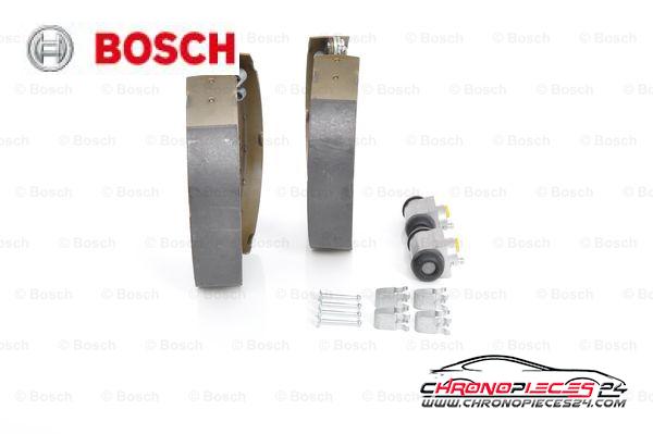 Achat de BOSCH 0 204 114 677 Jeu de mâchoires de frein KIT SUPERPRO pas chères