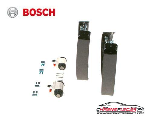 Achat de BOSCH 0 204 114 701 Jeu de mâchoires de frein KIT SUPERPRO pas chères