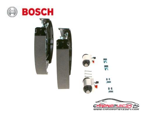 Achat de BOSCH 0 204 114 701 Jeu de mâchoires de frein KIT SUPERPRO pas chères