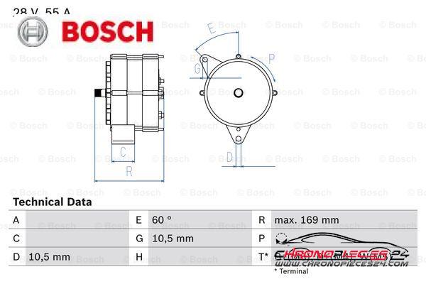 Achat de BOSCH 0 986 034 070 Alternateur pas chères