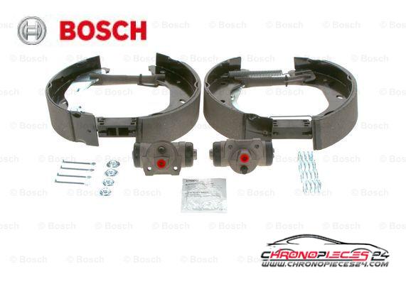 Achat de BOSCH 0 204 211 392 Jeu de mâchoires de frein KIT SUPERPRO pas chères