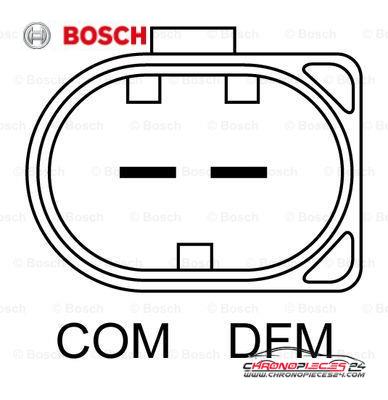 Achat de BOSCH 0 986 045 380 Alternateur pas chères