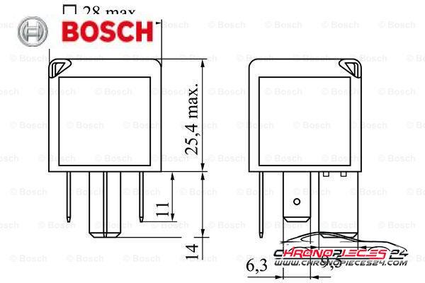 Achat de BOSCH 0 986 332 001 Appareil de commande, temps de préchauffage pas chères