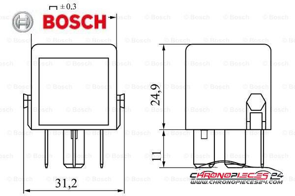 Achat de BOSCH 0 986 332 041 Minuterie multifonctions pas chères