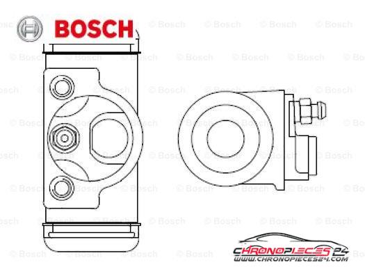 Achat de BOSCH F 026 002 372 Cylindre de roue pas chères