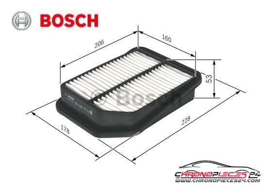 Achat de BOSCH F 026 400 125 Filtre à air pas chères