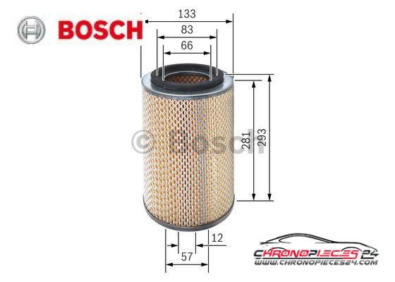 Achat de BOSCH F 026 400 186 Filtre à air pas chères