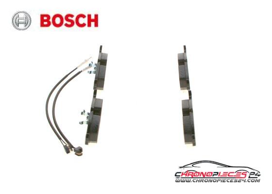 Achat de BOSCH 0 986 424 027 Kit de plaquettes de frein, frein à disque pas chères