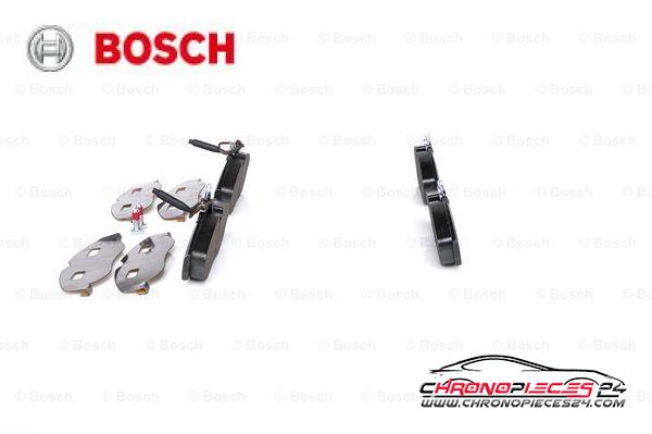 Achat de BOSCH 0 986 424 030 Kit de plaquettes de frein, frein à disque pas chères