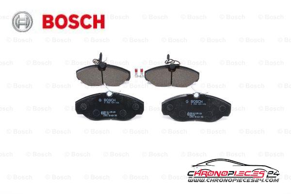 Achat de BOSCH 0 986 424 030 Kit de plaquettes de frein, frein à disque pas chères