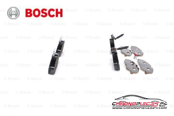 Achat de BOSCH 0 986 424 030 Kit de plaquettes de frein, frein à disque pas chères