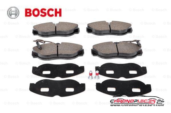 Achat de BOSCH 0 986 424 030 Kit de plaquettes de frein, frein à disque pas chères