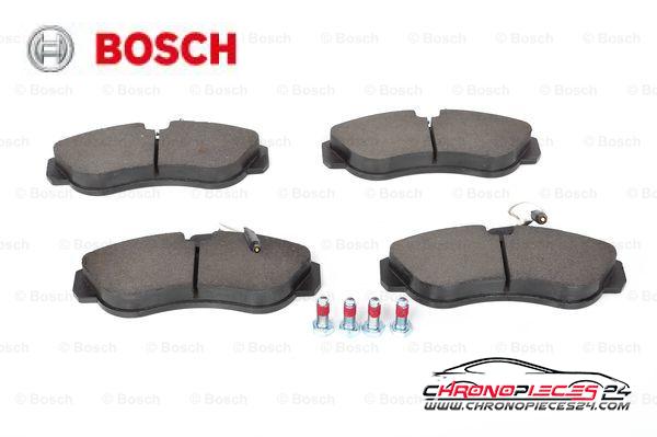 Achat de BOSCH 0 986 424 031 Kit de plaquettes de frein, frein à disque pas chères