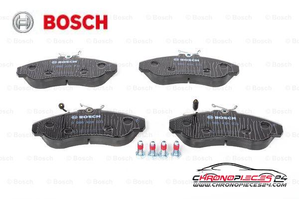 Achat de BOSCH 0 986 424 031 Kit de plaquettes de frein, frein à disque pas chères