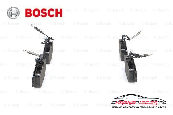 Achat de BOSCH 0 986 424 033 Kit de plaquettes de frein, frein à disque pas chères