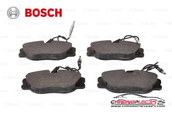 Achat de BOSCH 0 986 424 033 Kit de plaquettes de frein, frein à disque pas chères