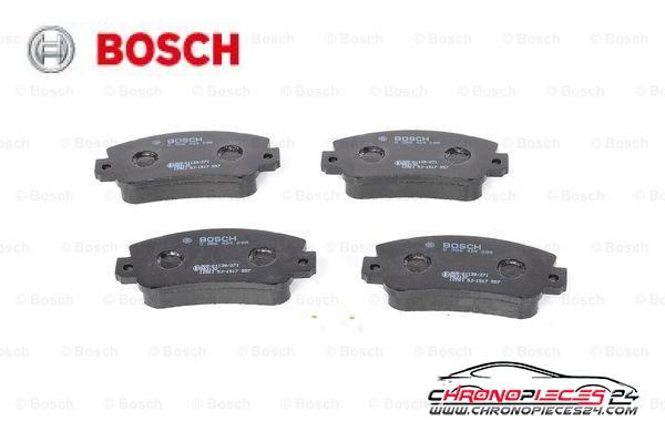 Achat de BOSCH 0 986 424 098 Kit de plaquettes de frein, frein à disque pas chères