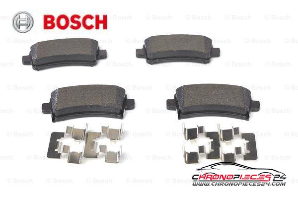 Achat de BOSCH 0 986 424 124 Kit de plaquettes de frein, frein à disque pas chères