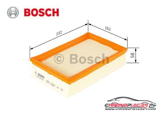 Achat de BOSCH F 026 400 345 Filtre à air pas chères