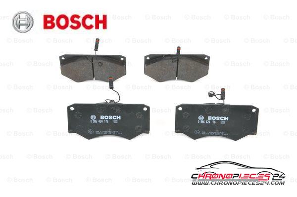 Achat de BOSCH 0 986 424 176 Kit de plaquettes de frein, frein à disque pas chères