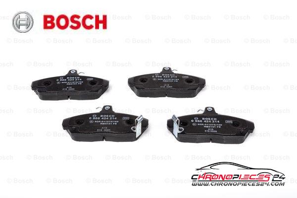 Achat de BOSCH 0 986 424 214 Kit de plaquettes de frein, frein à disque pas chères