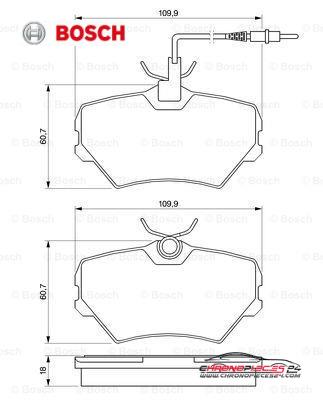 Achat de BOSCH 0 986 424 217 Kit de plaquettes de frein, frein à disque pas chères