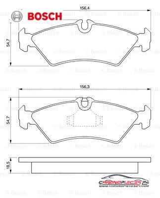 Achat de BOSCH 0 986 424 219 Kit de plaquettes de frein, frein à disque pas chères