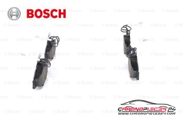 Achat de BOSCH 0 986 424 227 Kit de plaquettes de frein, frein à disque pas chères