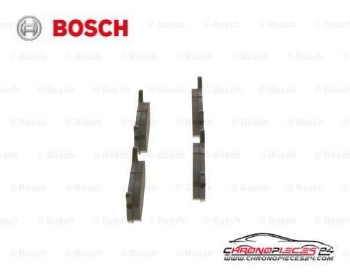 Achat de BOSCH 0 986 424 266 Kit de plaquettes de frein, frein à disque pas chères