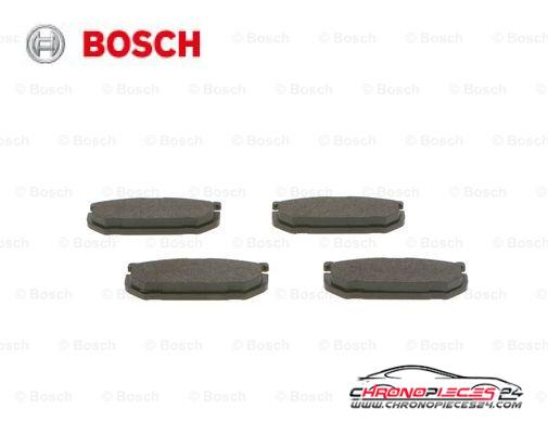 Achat de BOSCH 0 986 424 266 Kit de plaquettes de frein, frein à disque pas chères