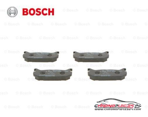 Achat de BOSCH 0 986 424 266 Kit de plaquettes de frein, frein à disque pas chères