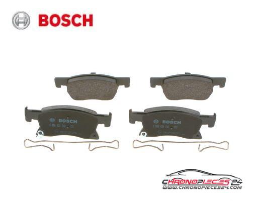 Achat de BOSCH 0 986 424 332 Kit de plaquettes de frein, frein à disque pas chères