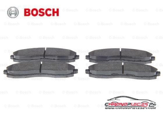 Achat de BOSCH 0 986 424 340 Kit de plaquettes de frein, frein à disque pas chères