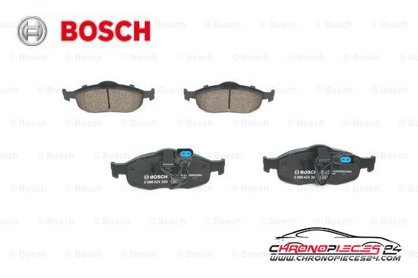 Achat de BOSCH 0 986 424 359 Kit de plaquettes de frein, frein à disque pas chères