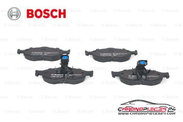 Achat de BOSCH 0 986 424 359 Kit de plaquettes de frein, frein à disque pas chères