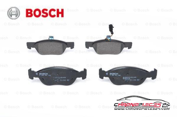 Achat de BOSCH 0 986 424 362 Kit de plaquettes de frein, frein à disque pas chères