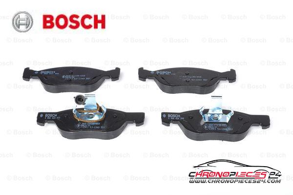 Achat de BOSCH 0 986 424 362 Kit de plaquettes de frein, frein à disque pas chères